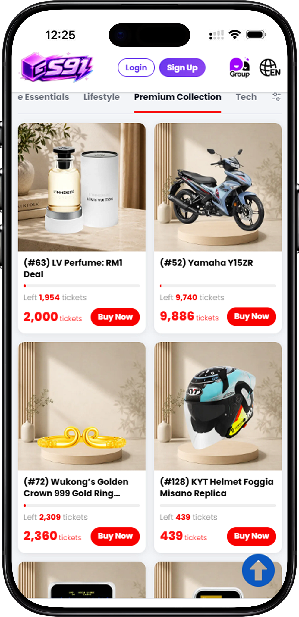 S91 RM1 Purchase Premium Collection Products