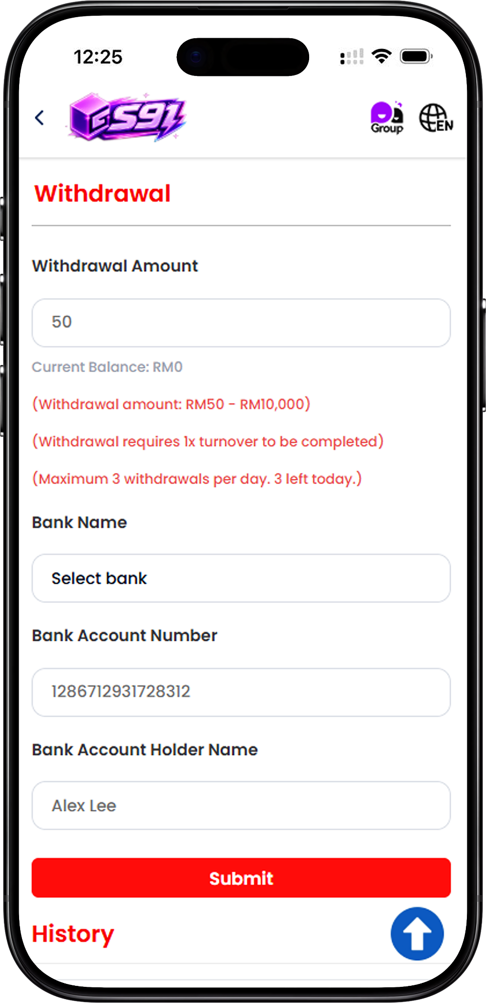 How to Withdraw from S91